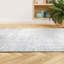 Tapis oriental gris / noir en chenille tissé à la machine-233979061