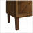 60'' Premium Rustic American Farmhouse Credenza - Symmetrical Sunburst Door Design, Heavy-Duty Antique Wood TV Stand With Adjustable Shelves, Storage Cabinet For Living Room/Kitchen (Antique Brown)-2069196571