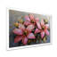 Hiver rose couronne de poinsettias - art mural poinsettias-809150247-1049907407