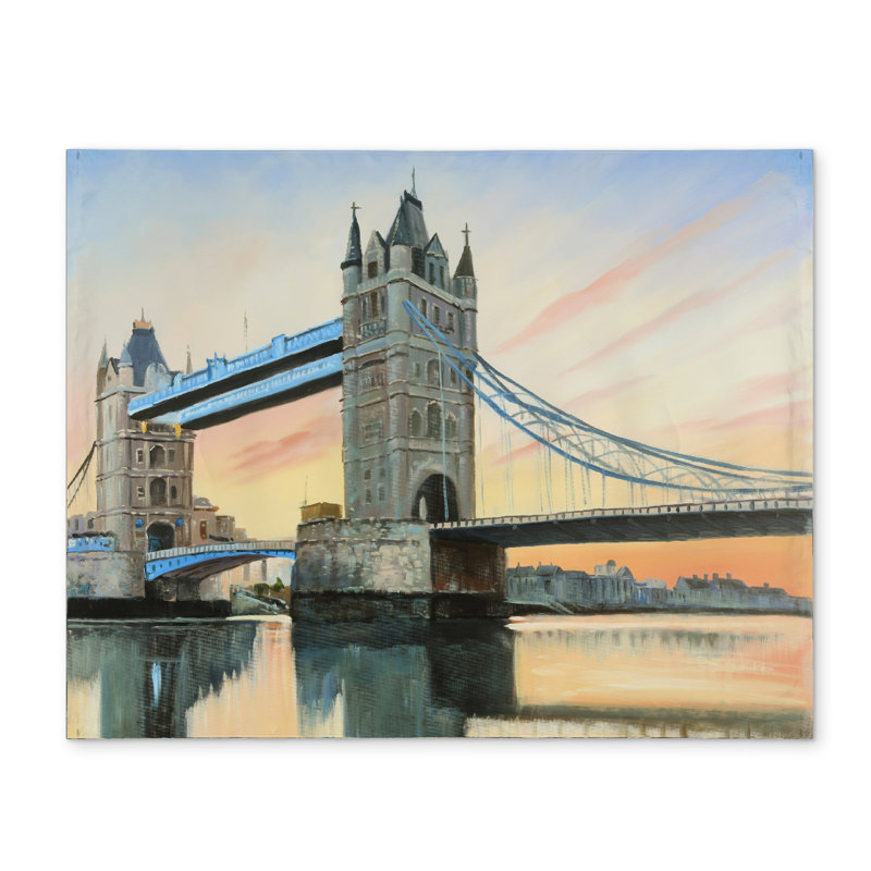 Napperon Sunset on the London Bridge - Décoration intérieure