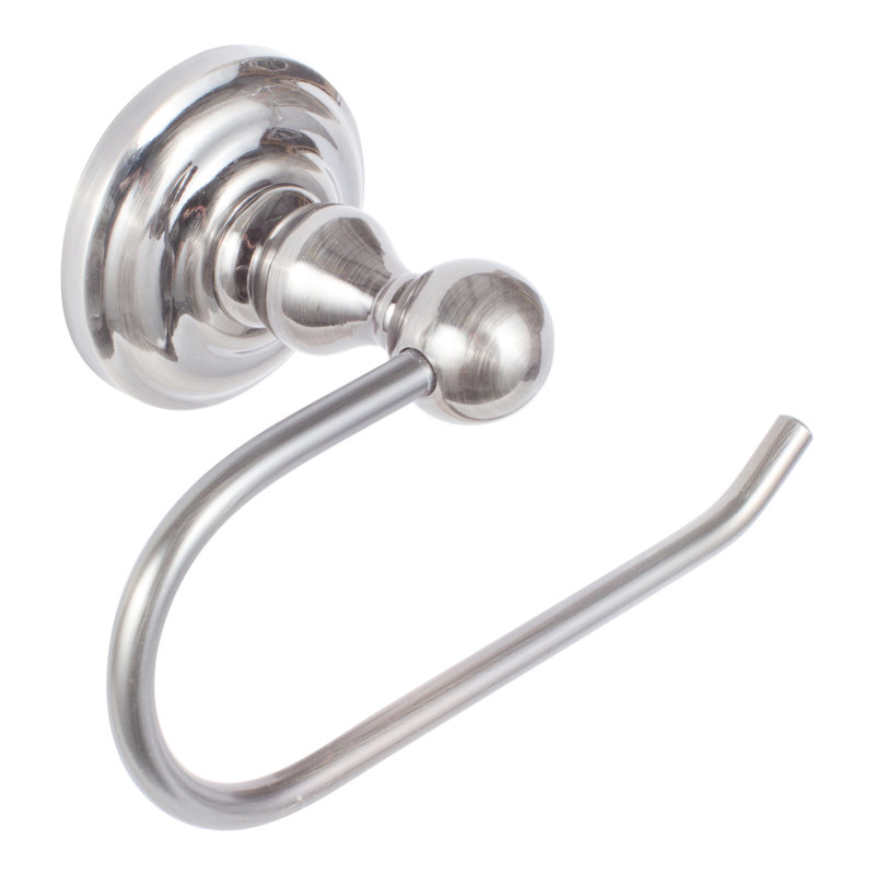 Porte-papier simple Boulder, Nickel satiné