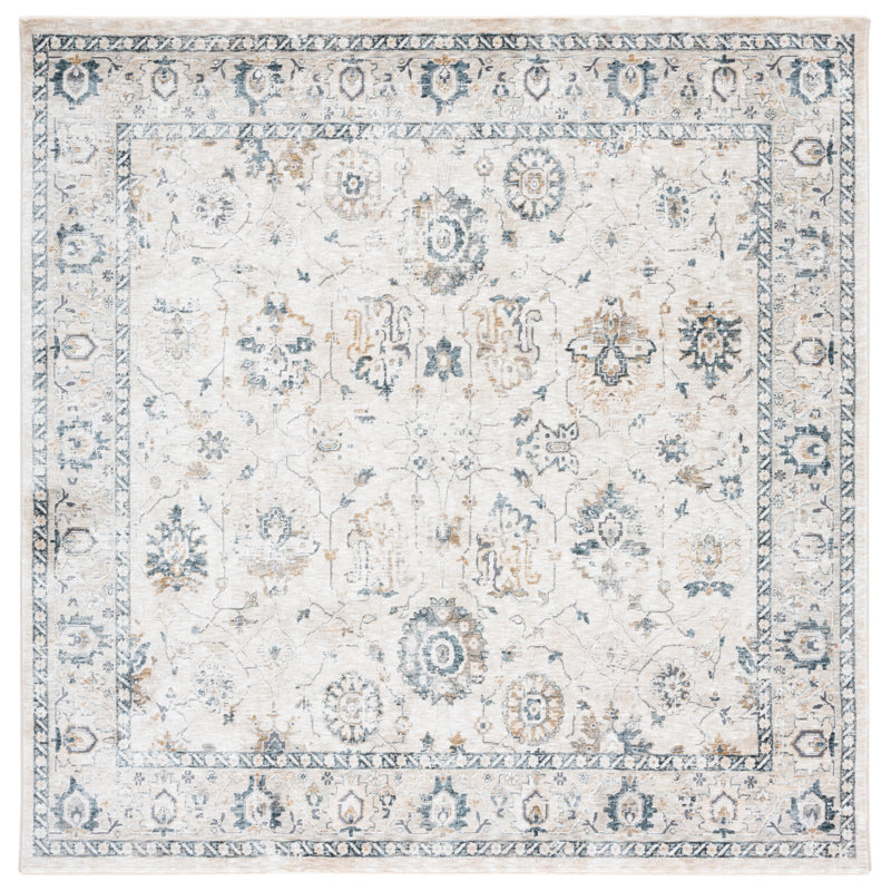 Esel Performance Oriental Rug, Square 6'7"