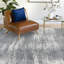 Tapis géométrique gris-404558634