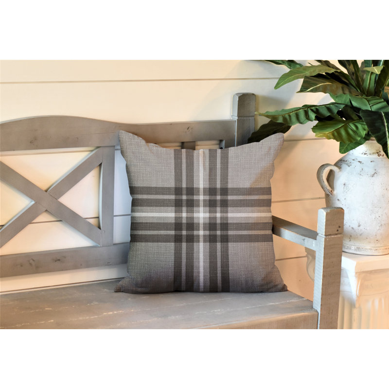 Coussin intérieur / extérieur Brady, L 15 po x H 15 po, Ombre