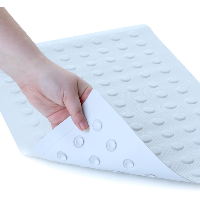 Tapis de baignoire en caoutchouc avec ventouses Leer