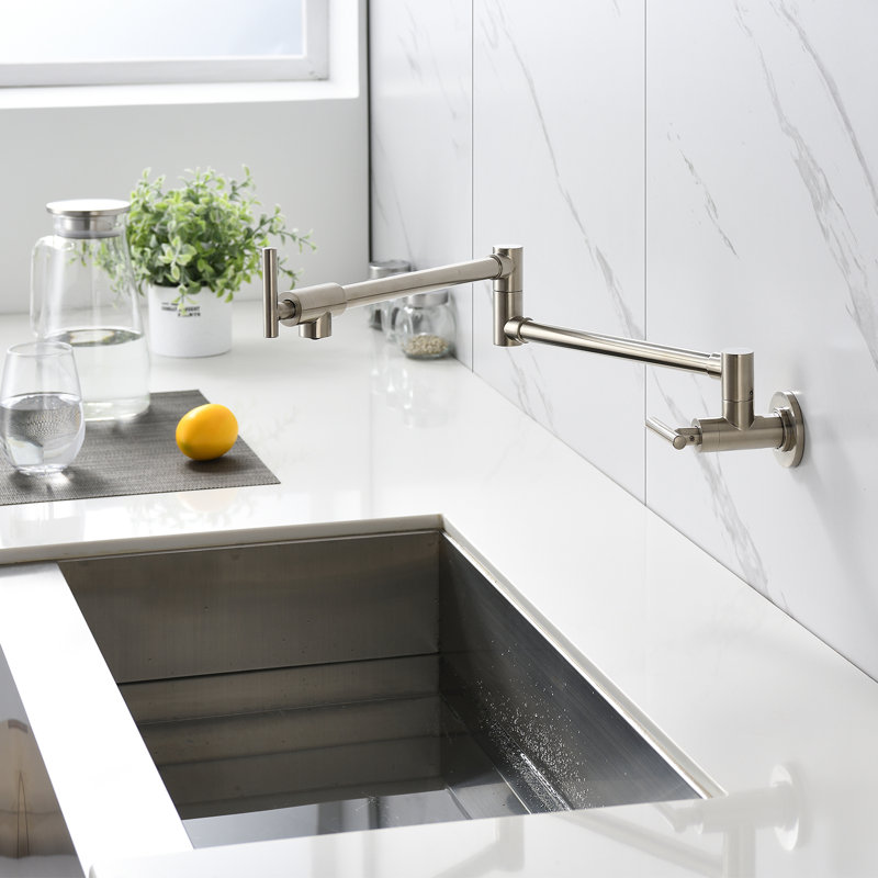 GAWEZA Kitchen Faucet, Nickel