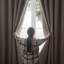 Luxurious A28 Linen Blackout Eyelet Curtains (Set of 2)-1651761594-1651761584