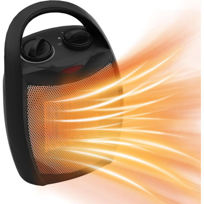 Small Portable Space Heater - With Thermostat