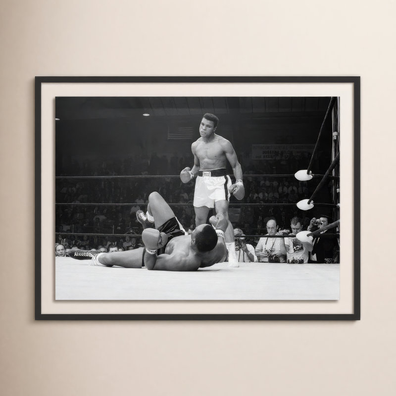 Boxers Muhammad Ali And Sonny Liston Fighting by Getty Images