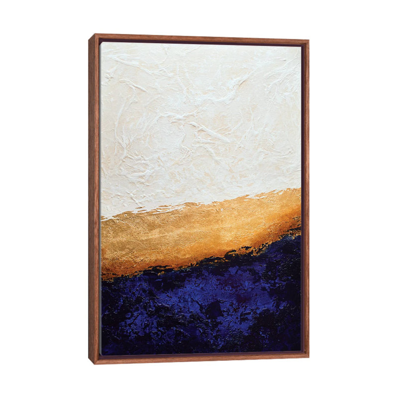 Framework - Print on Canvas, 66.04 cm H x 45.72 cm W, Classic Brown Wood Framed