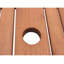 Mayela Rectangular Eucalyptus Folding Outdoor Dining Table With Umbrella Hole , cm W cm D-29294502