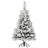 Vickerman 6.5' x 40" Frosted Scotch Pine Artificial UnLit Christmas Tree with 785 PVC Tips