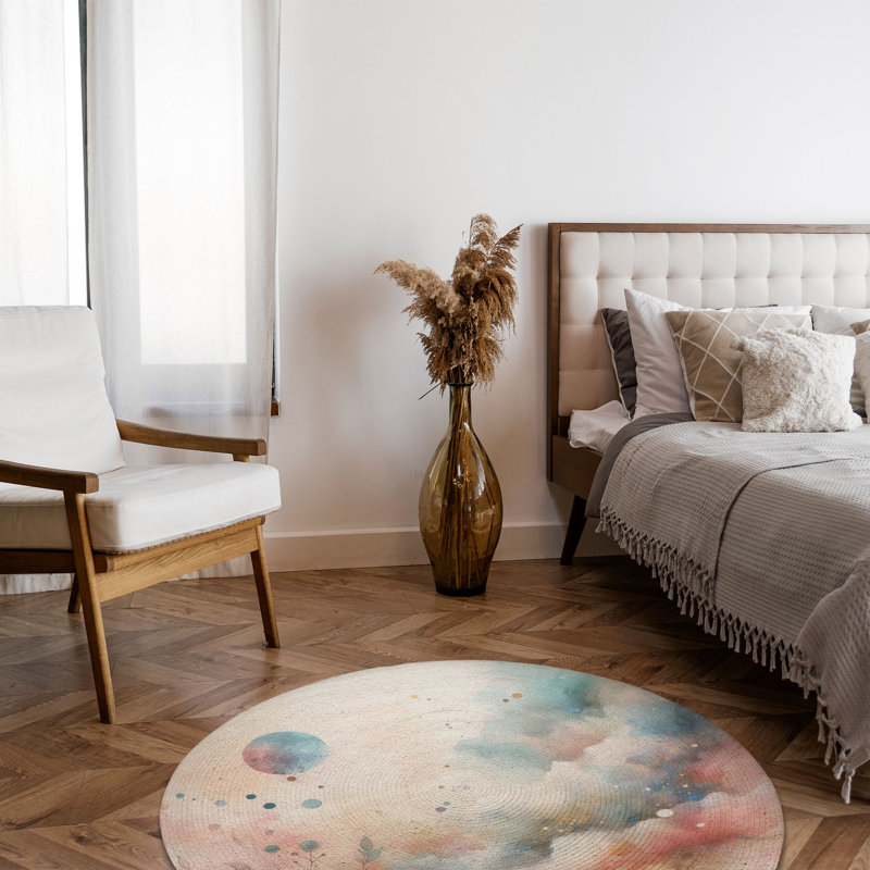Tapis fantaisie tressé, Rond 5 pi