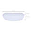 Luminaire DEL à forme carrée 17 watts 27K / 30K / 35K / 40K / 50K CCT au fini blanc 120 Volt-1756927743