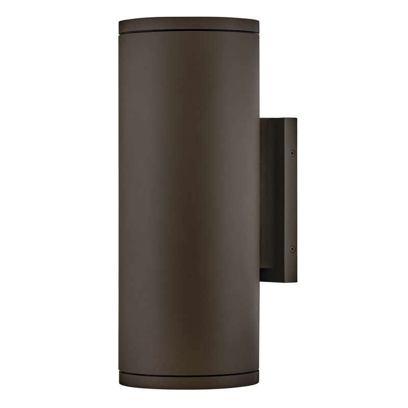 Hinkley Silo Down Light Wall Mount Lantern, Architectural Bronze