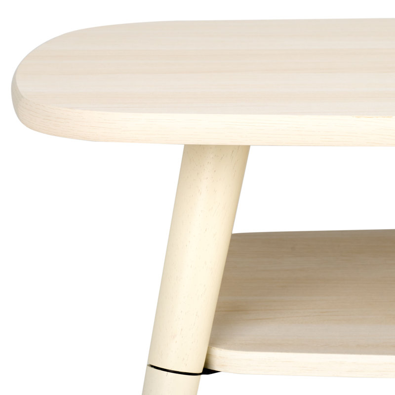 Cabel Coffee Table, Bleached White