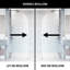 Arden 34" W x 78" H Frameless Fixed Shower Screen with 3/8" Glass-103250988