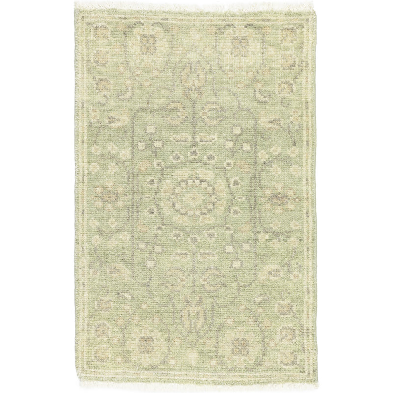 Tapis en laine Elander, Rectangle 1 pi 11 po x 2 pi 11 po