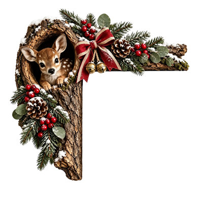 Chipmunk Tree Hollow Door Topper Owl Wooden Door Frame Sign Funny Whimsical Animals Corner Ornament Art Decoration for Frame Doorway Shelves Window Wall Christmas Decorations Gifts
