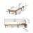 Classic Outdoor Summerland Chaise Lounge With Adjustable Backrest-1928579615