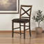 Chaise de salle à manger en bois manufacturé brun Soho, H 41,31 po x l 19,3 po x P 22,36 po