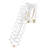 Rothley Wall Mounted Attic Ladder Folding Ladder Loft Stairs Attic