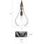 Jahaad 1-Light Unique Teardrop Pendant Light-1253840040
