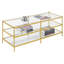 Table basse avec tablettes Carolina