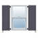 Atlantic Architectural Single Panel, Raised Panel Shutters Pair