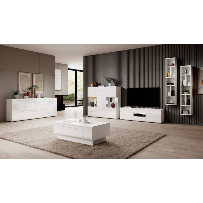 Ahlaya Solid Coffee Table with Storage