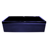 Fireclay Quatro Alcove 36" x 20" Reversible Sink with 2 ½" Lip and 2" Lip on the Opposite Side