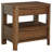 Walnut 2-Drawer Nightstand, Bedside Table
