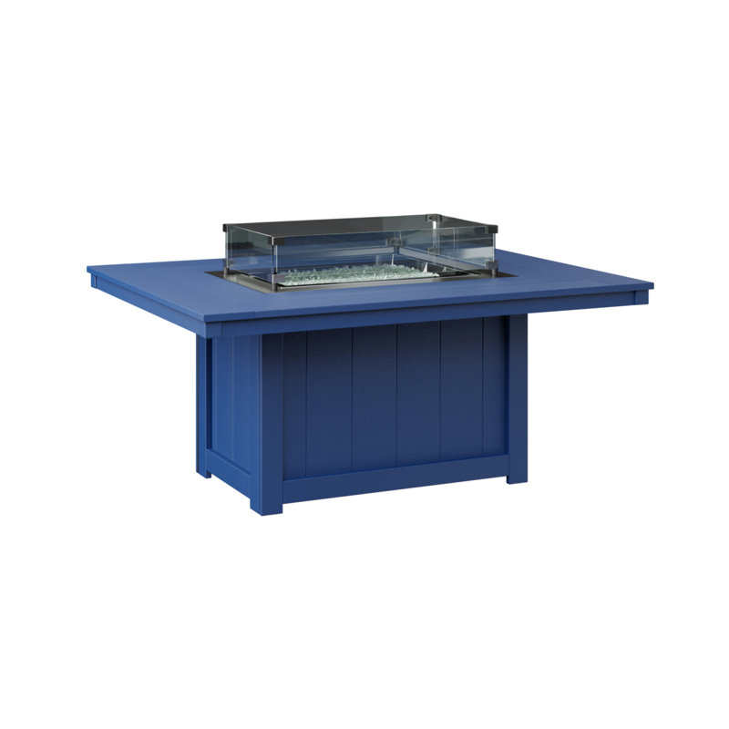 Foyer de table rectangulaire Berlin Gardens Donoma, Bleu pacifique