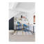 Washable Area Rug Azteca Vintage Blue