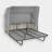 60'' Wicker Outdoor Patio Daybed-626663807