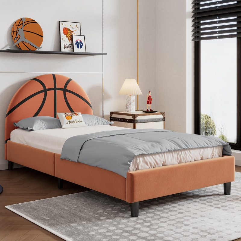 Upholstered Bed Basketball Style