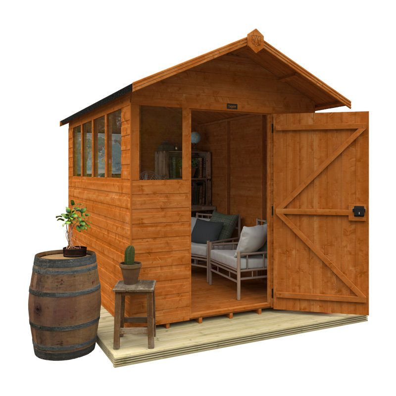 8x6w Tiger Summer Shed