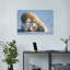 Ours polaire au repos, famille abstraite, ours contemporain, faune, impression murale-1929474096
