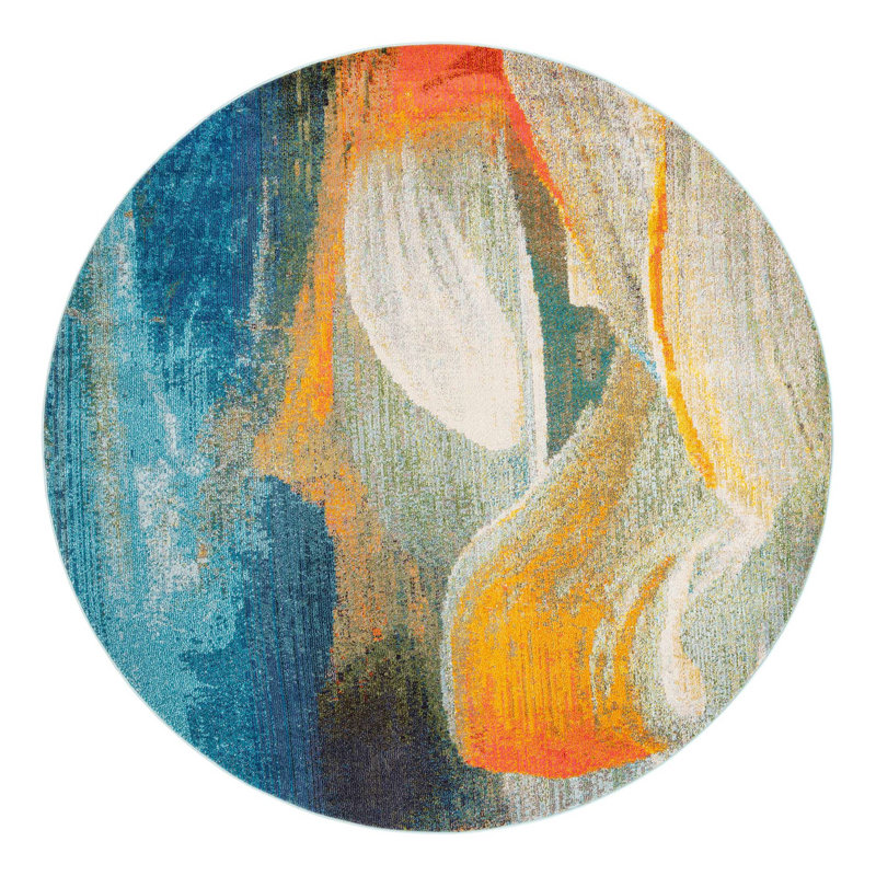 Tapis Wrought Studio ™ Ansela, Rond 7 pi 10 po