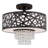 Fabric Semi Flush Mount-22375461