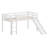 Fun Loft Bed with Slide, Ladder, and Full Safety Guardrails-129109657