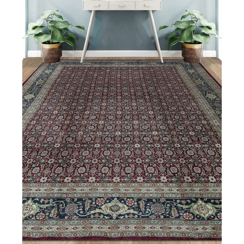 Manchuria Wool Oriental Area Rug, Rectangle 9'9" x 13'9"