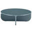 Table basse ronde, bleu sarcelle ultrabrillant