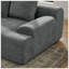 Canapé modulaire rembourré en L moderne, canapé modulaire en velours compressé pour un agencement flexible de salon et de chambre à coucher