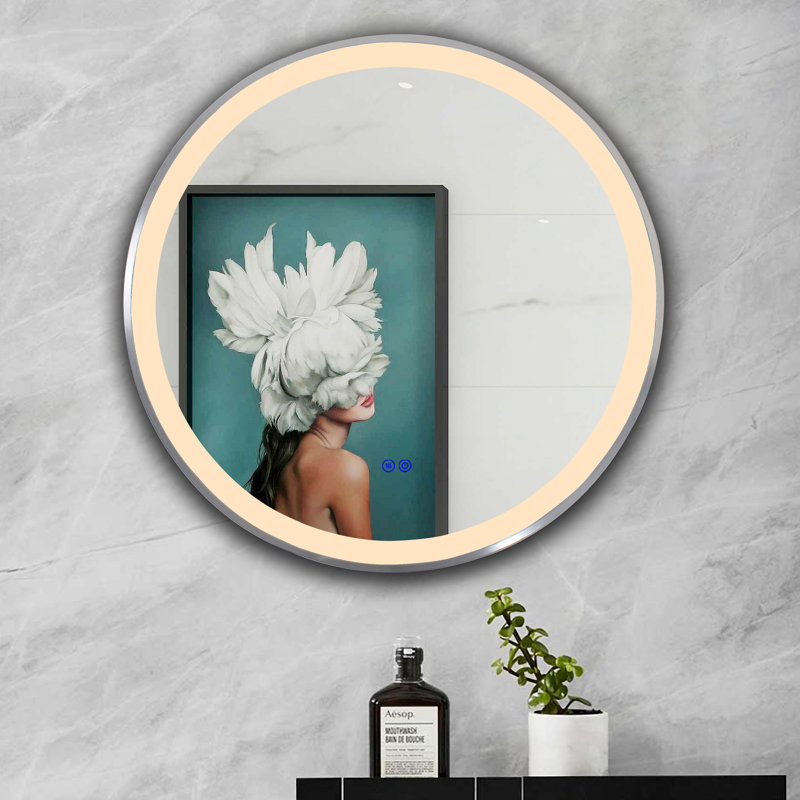Miroir de salle de bain Bilol, 24 po x 24 po