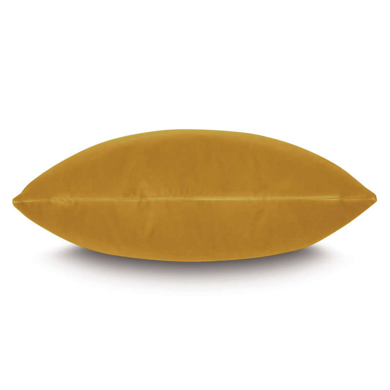 Uma Square Pillow Cover & Insert, Mustard