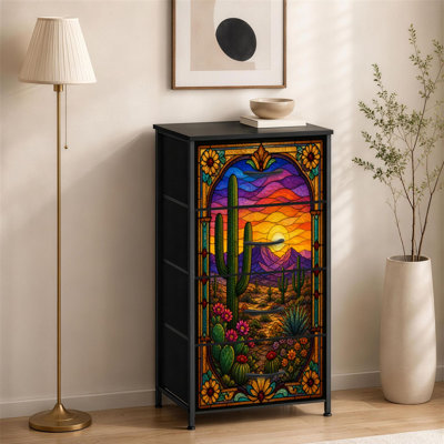 Commode à 4 tiroirs pour la chambre à coucher Sunset