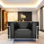 Fauteuil en cuir Khayla