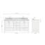 Meuble-lavabo double avec plateau Abshire 73-93359384