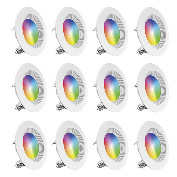 4" Smart Retrofit LED, 9W, Color Changing Tunable White, Wi-Fi Enabled, Dimmable